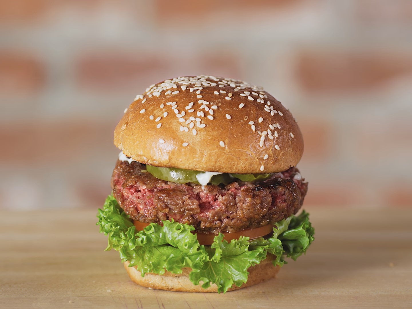 VEGAN Freeze-Dried Impossible™ Burger Patties 25 year shelf life. Made primarily from soy and potato proteins.