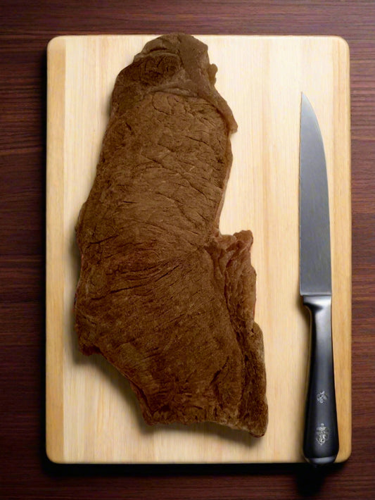RAW QTY 4 | Freeze-Dries NY Steaks | Thin Cut | 25 Year Shelf Life | USA Product | No Preservatives or additives | All Natural USDA inspected beef