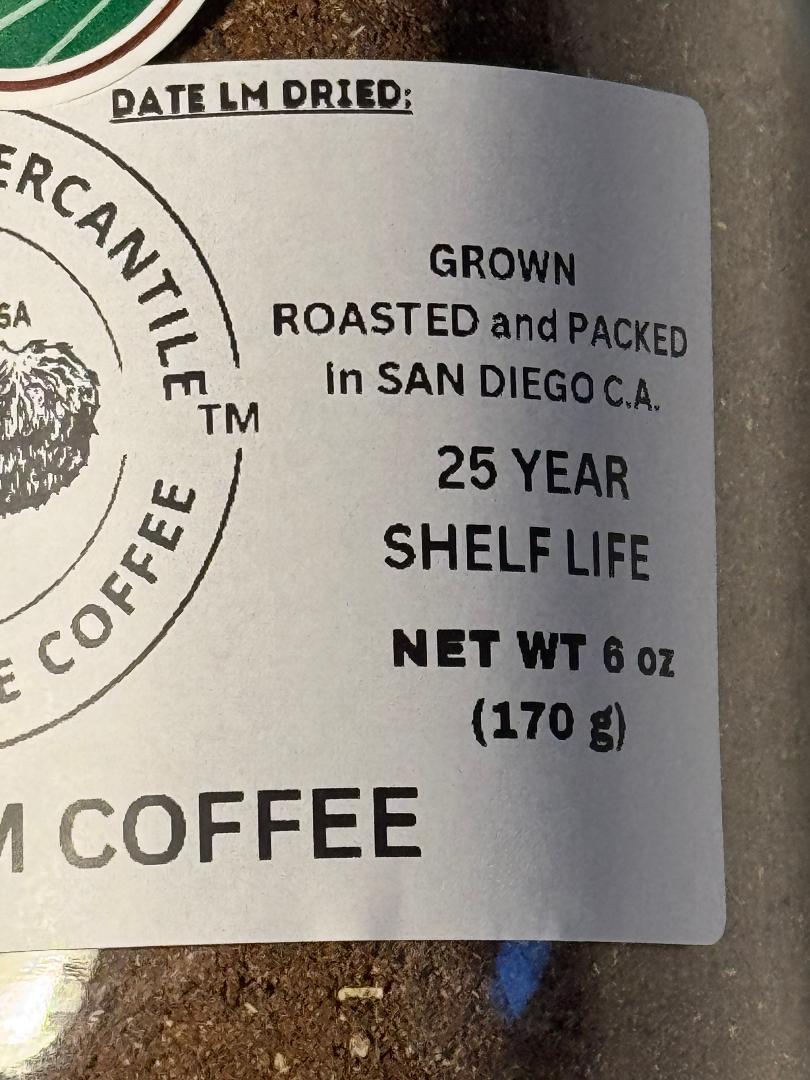 ORGANIC Lion's Mane Mushroom Coffee 30/70 blend a USA Product